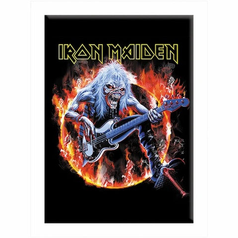 Iron Maiden - Eddie Flames Fridge Magnet