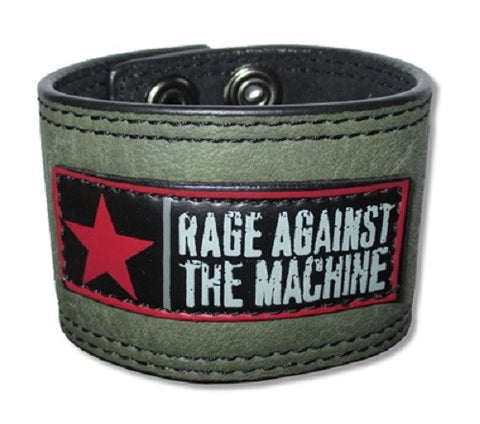 Rage Against The Machine - Leather Wristband