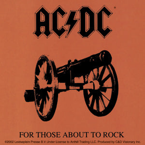 AC/DC - About To Rock - Sticker