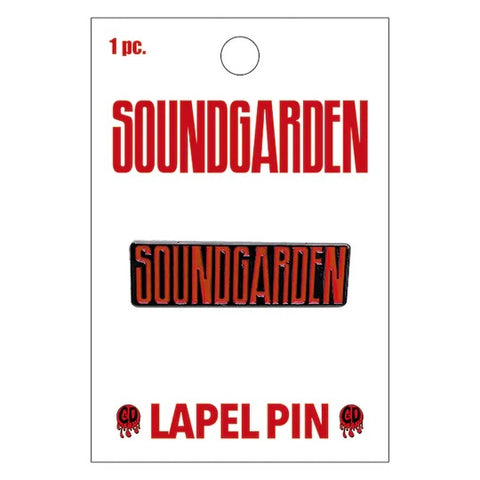 Soundgarden - Red Logo Enamel Lapel Pin Badge