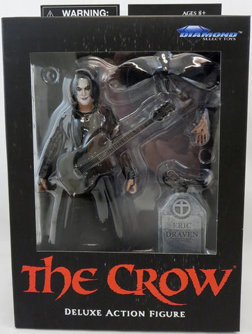 The Crow-Eric Draven-Brandon Lee-Figure-With Accessories-Licensed-New In Pack
