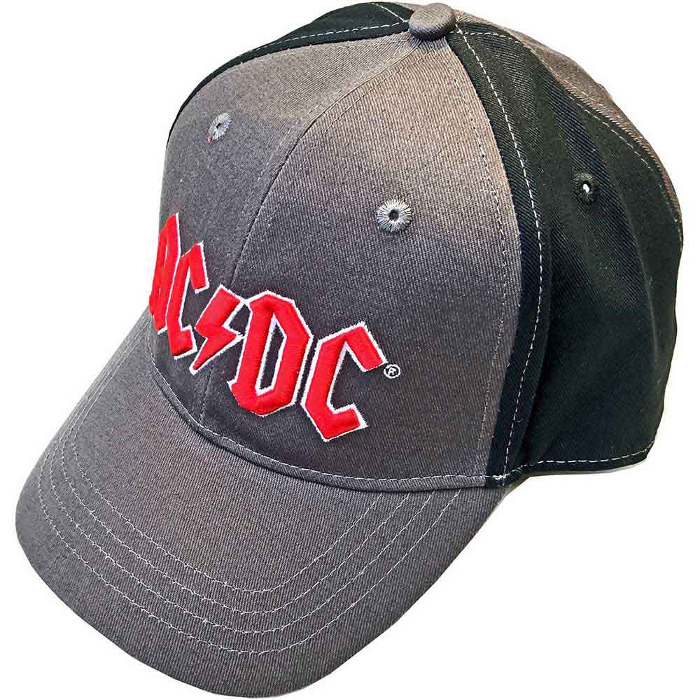 AC/DC - Red Logo 2-Tone Cap (UK Import) – Rock Merch Universe