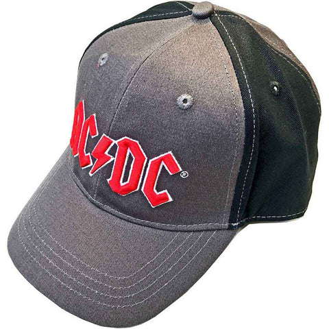 AC/DC - Red Logo 2-Tone Cap (UK Import)