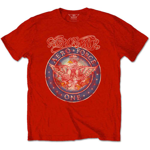 Aerosmith - Aero Force Red T-Shirt (UK Import)
