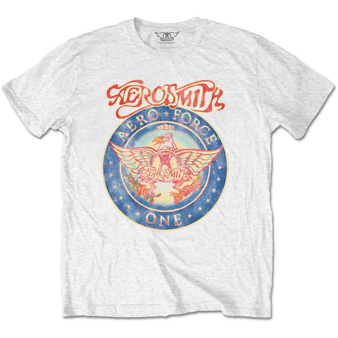 Aerosmith - Aero Force White T-Shirt (UK Import)