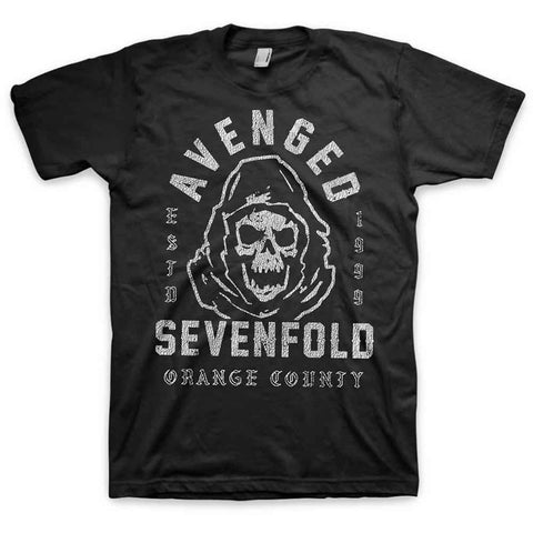 Avenged Sevenfold - So Grim Orange County T-Shirt (UK Import)