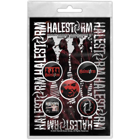 Halestorm - Button Badge Set - UK Import