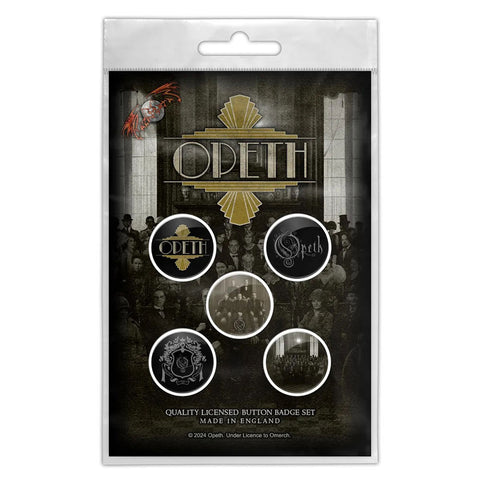 Opeth - Last Will And Testament - Button Badge Set - UK Import