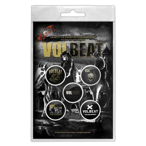 Volbeat - Outlaw Gentlemen - Button Badge Set - UK Import