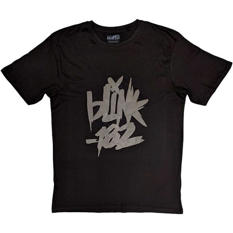 Blink-182 - Black Neon Grey Logo - T-Shirt (UK Import)