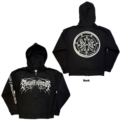 Bring Me The Horizon - Metal Logo Genxsis - Zip Hoodie (UK Import)