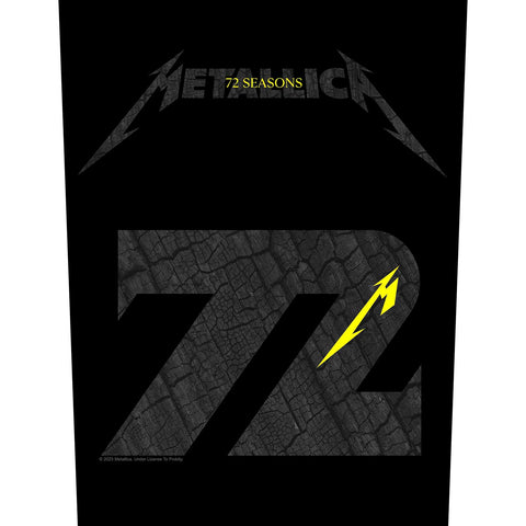 Metallica - Charred M72 - Back Patch (UK Import)