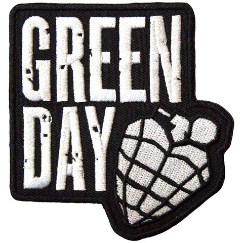 Green Day - Stacked Logo & Grenade Collector's Patch (UK Import)