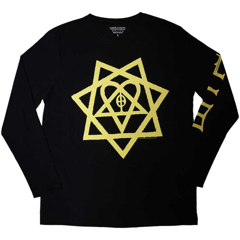 HIM - Heartagram Honeycomb - Longsleeve Tee (UK Import)