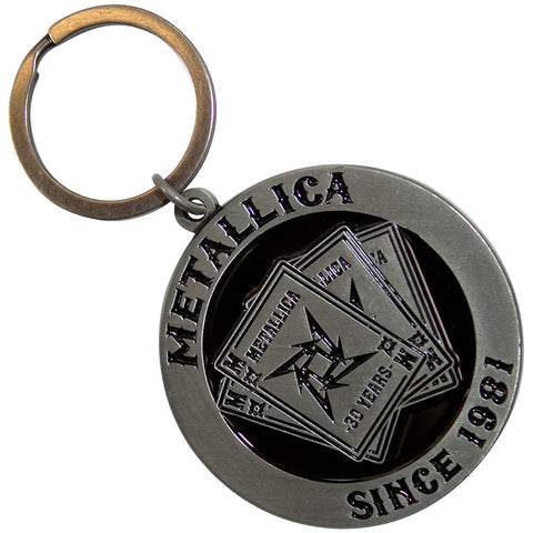 Metallica - 30th Anniversary Playing Card Keychain (UK Import)