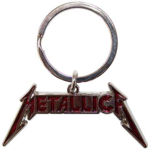 Metallica - Bright Red Logo Keychain (UK Import)