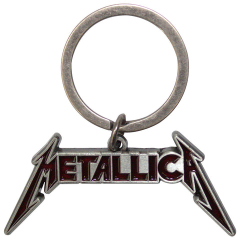 Metallica - Deep Red Logo Keychain (UK Import)