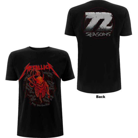 Metallica - Skull Screaming Red 72 Seasons T-Shirt (UK Import)