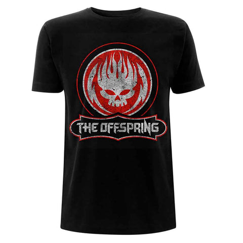 The Offspring - Distressed Skull T-Shirt (UK Import)