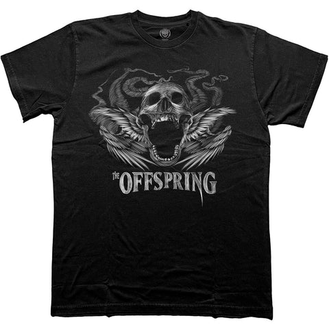 The Offspring - Feathered Winged Skull T-Shirt (UK Import)