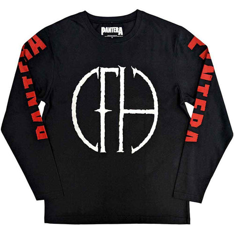 Pantera - Frayed Logo - Longsleeve Tee (UK Import)