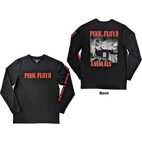 Pink Floyd - Animals B&W - Longsleeve Tee (UK Import)