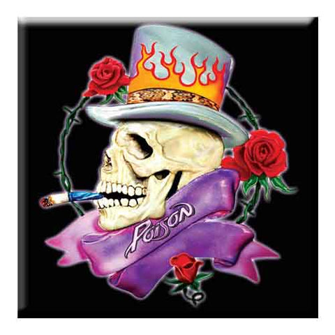 Poison - Skull - Fridge Magnet (UK Import)