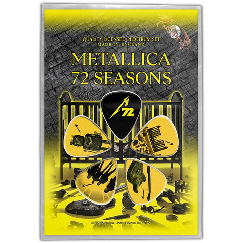 Metallica - Guitar Pick Set - 5 Picks - 72 Seasons - (UK Import)