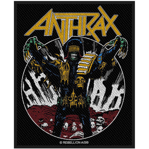 Anthrax - Patch - Woven - Judge Death-Collector's Patch-UK Import