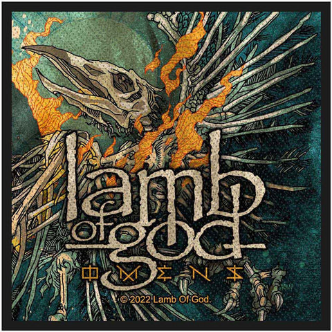 Lamb Of God-Patch-Woven-UK Import-Omens-Collector's Patch