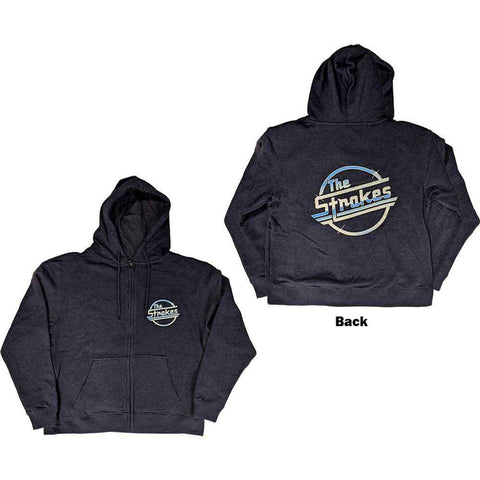 The Strokes - OG Magna (Navy Blue) - Zip Hoodie (UK Import)