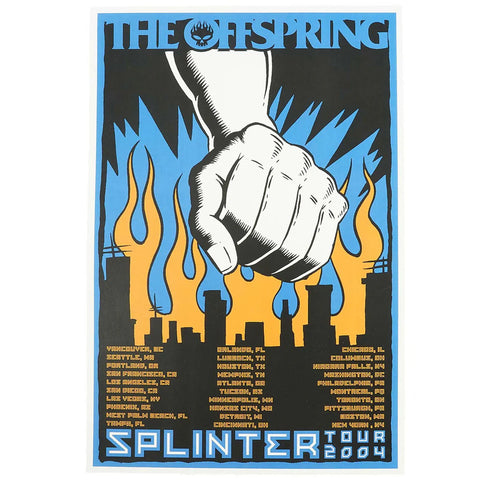 The Offspring - Splinter Tour (Blue) - Wall Poster