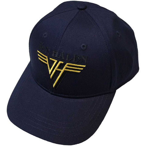 Van Halen - Navy Blue Logo Adjustable Cap (UK Import)