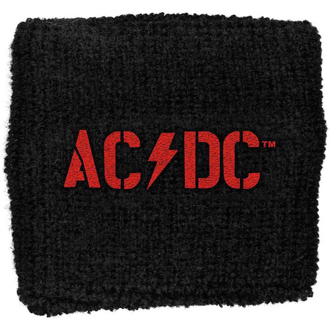 AC/DC - One - PWR-UP Band Logo Cloth Wristband - Sweatband (UK Import)