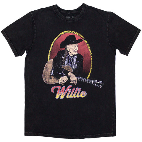 Willie Nelson - Lasso Potrait T-Shirt (UK Import)