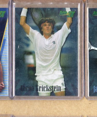 Aaron Krickstein-2011 Ace Authentic EX Hall Fame Tennis Card-#95-Mint Condition
