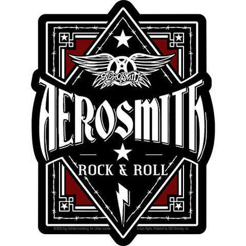 Aerosmith - Rock & Roll Logo - Sticker