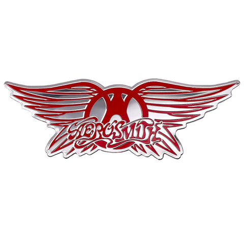 Aerosmith - Wings Metal Emblem - Sticker