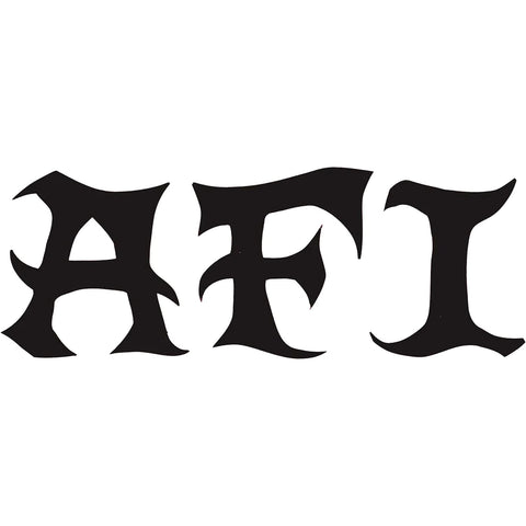 AFI - Vinyl Cut Logo (Black) Peel & Rub - Sticker
