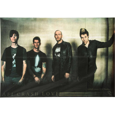 AFI - Crash Love Band Fabric Poster Wall Flag