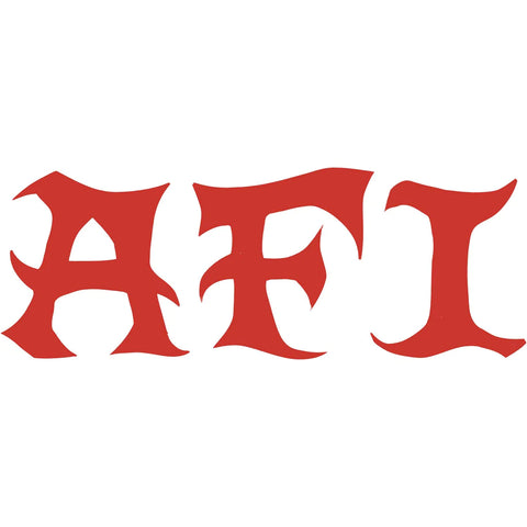 AFI - Vinyl Cut Logo (Red) Peel & Rub - Sticker