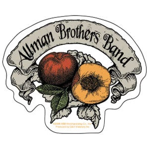 The Allman Brothers - Distressed Arched Banner - Sticker