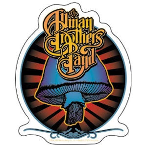 The Allman Brothers - Blue Shroom - Sticker