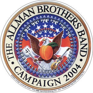 The Allman Brothers - Campaign 2004 Presidential - Sticker