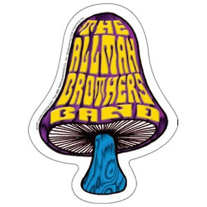 The Allman Brothers - Die Cut Shroom - Sticker