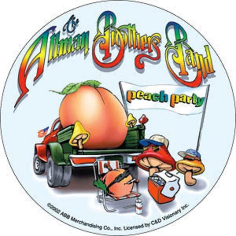 The Allman Brothers - Peach Party - Sticker