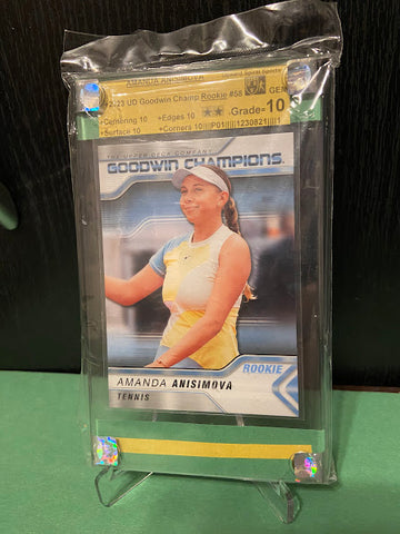 Amanda Anisimova-2023 Upper Deck Rookie WTA-#58-Graded Card-10-GEM-USS_1230821