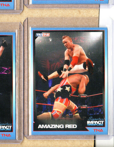 Amazing Red-2011 TNA Impact TriStar Signature Card-#58-Mint