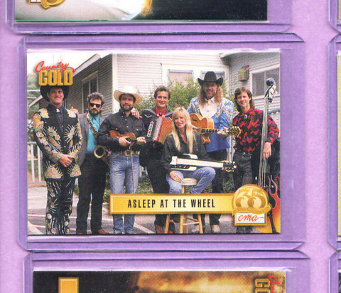 Asleep At The Wheel-Trading Card-1993 Sterling Country Gold-#61-Licensed-NMMT