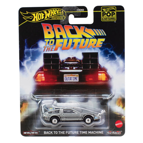 Back To The Future-Die-Cast-Time Machine-Hot Wheels Premium-Mattel